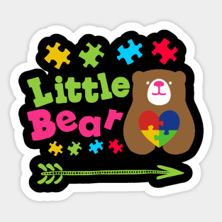 Little Bear Animal Cute Autism Awareness Family Gift Sticker